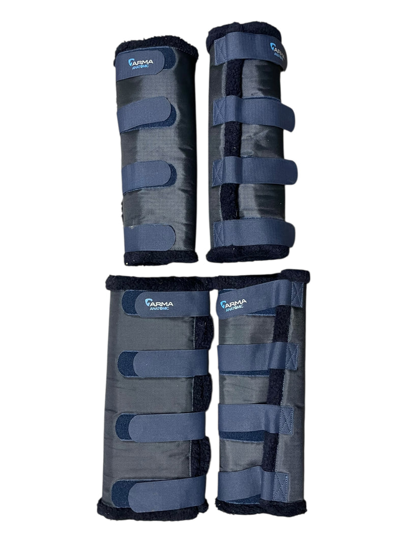Arma Fleece Lined Ship Boots *Set Of 4* - Navy - F/S - USED