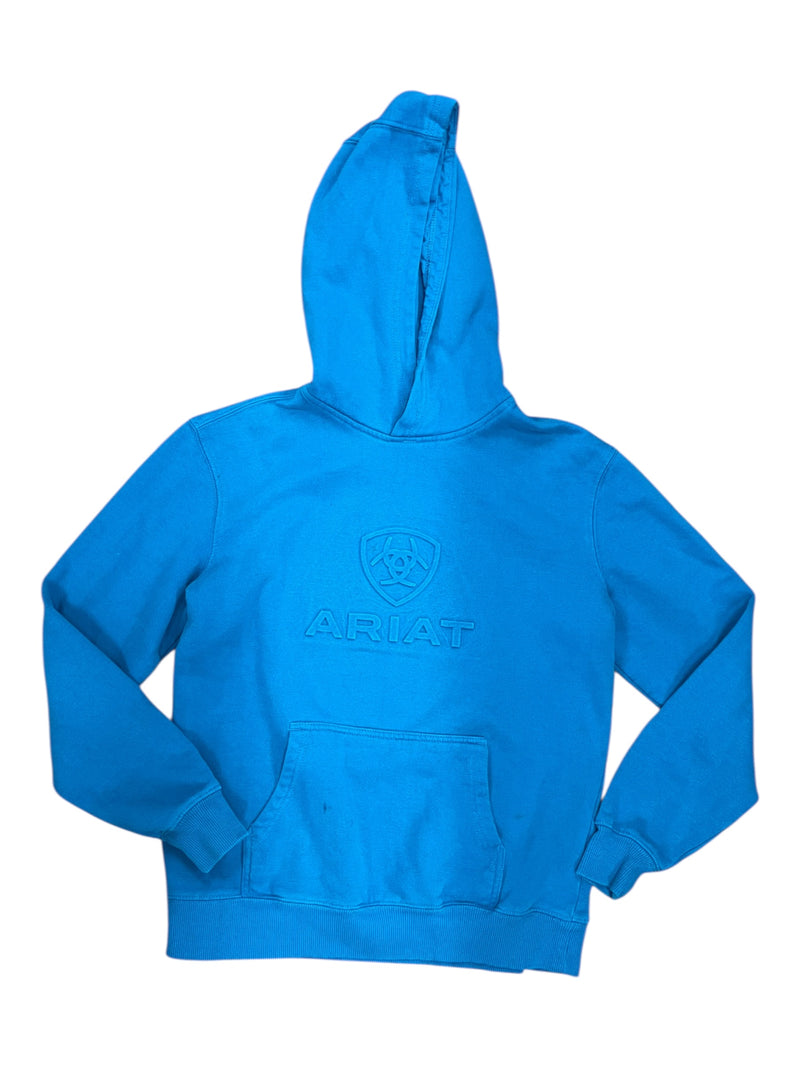 Ariat Hoodie - Blue - Boys L (14-16) - USED