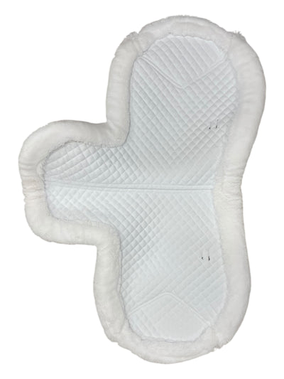 Arma Supafleece Rimmed Shaped Pad - White - 16-16.5" - USED
