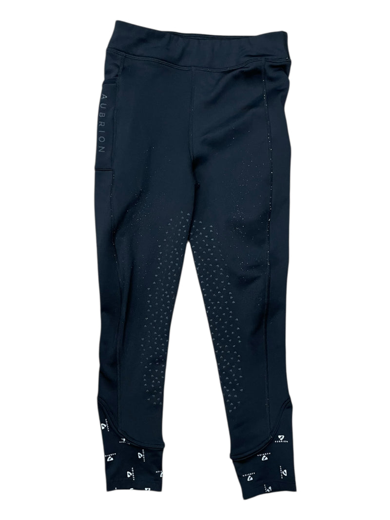 Aubrion Winter Full Leg Tight - Black - Youth Age 9-10 - USED