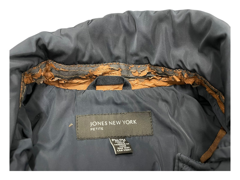 Jones New York Coat - Dark Navy - Petite Medium - USED