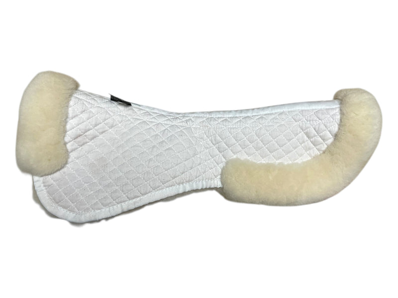 Roma Merino Sheepskin 1/2 Pad - White/Natural - Cob - USED