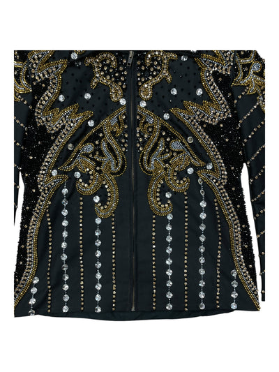 Showmanship Jacket - Black/Gold - Custom Measurements - USED