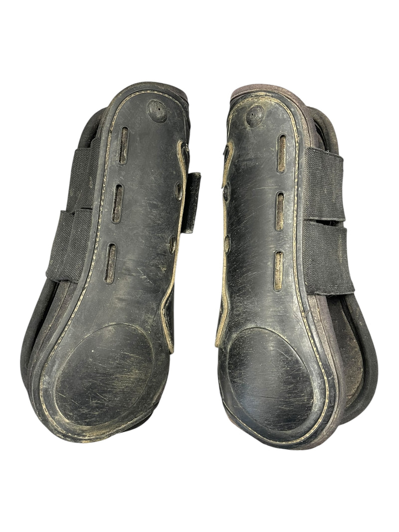 Open Front Boots - Black - L - USED