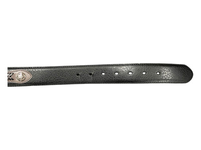 Unbranded Belt - Black/Pattern - M (34-36) - USED