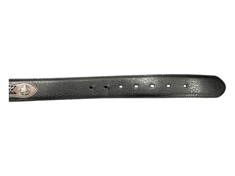 Unbranded Belt - Black/Pattern - M (34-36) - USED
