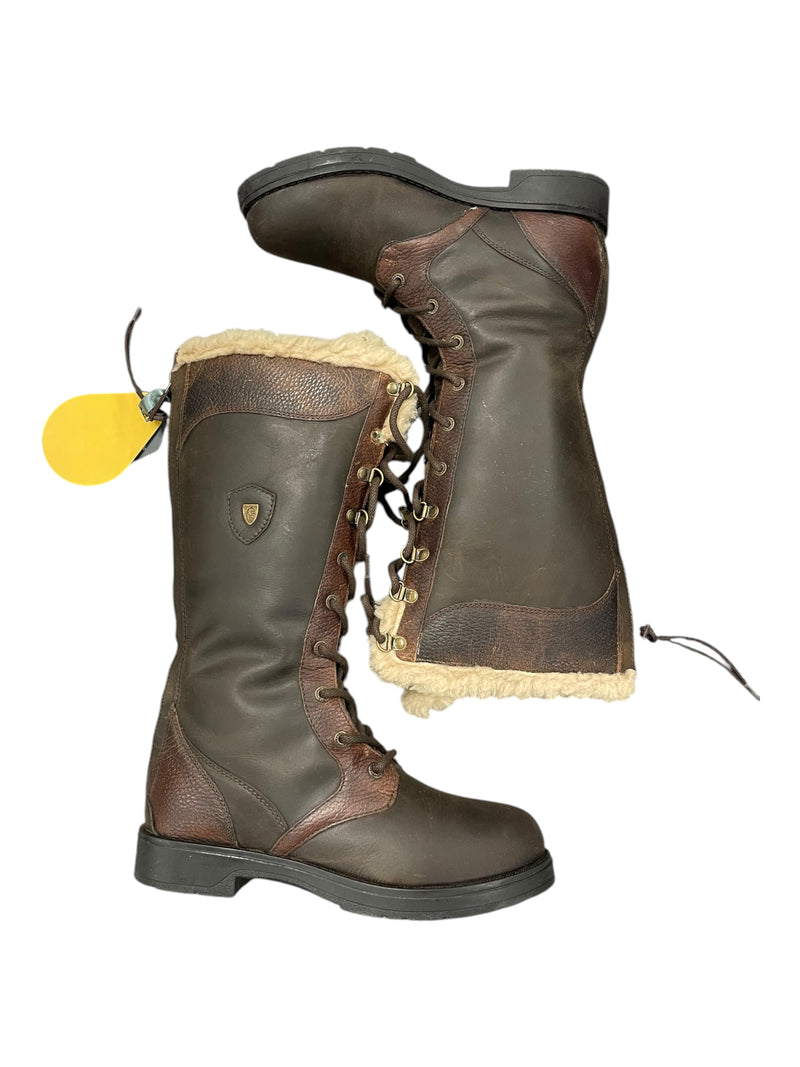 Moretta Jovanne Boots *NWT* *Broken Grommet* - Brown - 7 Reg - USED