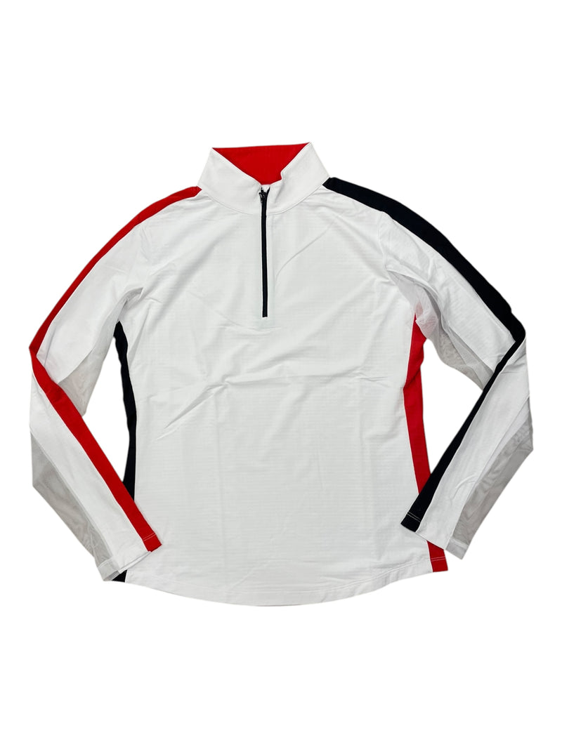 IBKUL LS 1/4 Zip - Red/Black/White - S - USED