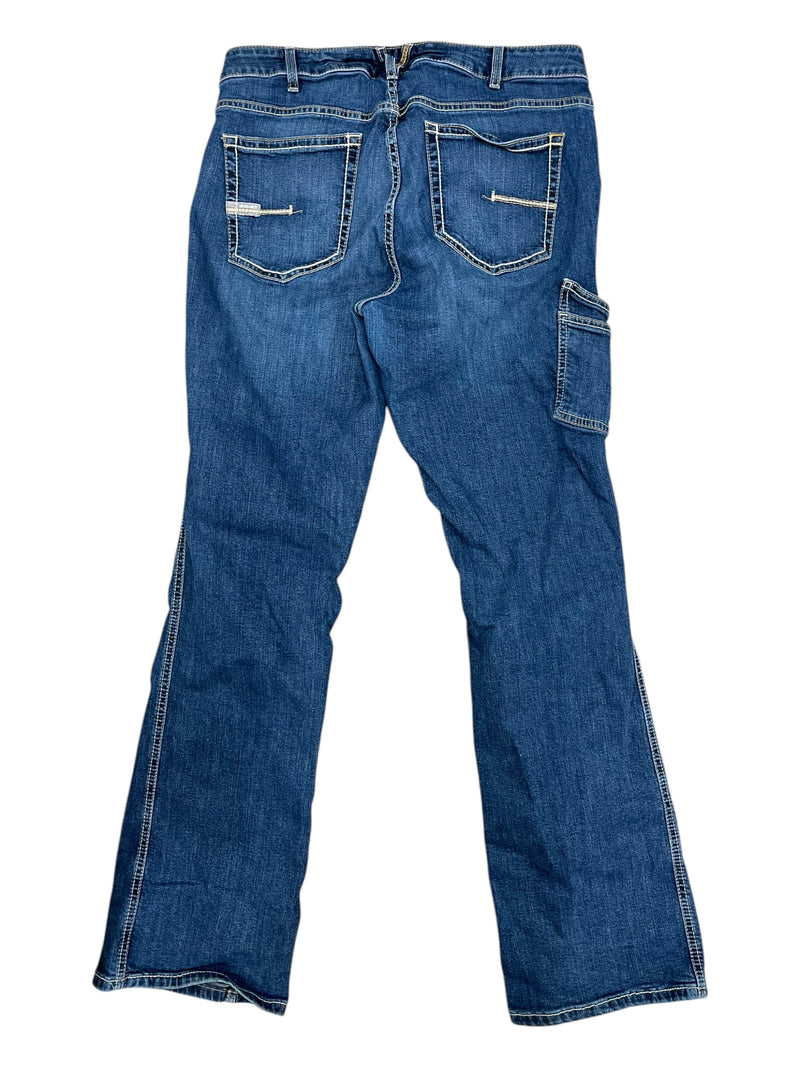 Ariat Rebar Perfect Rise Jeans - Blue Denim - 33L Bootcut - USED