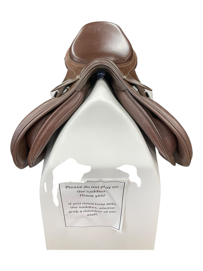 2015 Bates Caprilli CC Saddle - Brown - 43cm (17") - Adj. Gullet - USED
