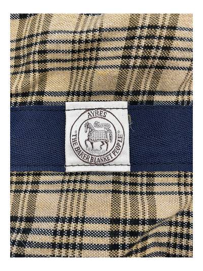 Ayres Baker Stable Sheet - Baker Plaid - Approx 76" - USED