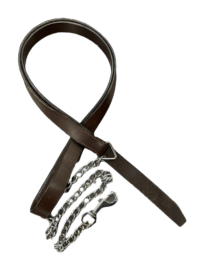 Western Show Halter/Lead - Brown/Silver - Approx F/S - USED