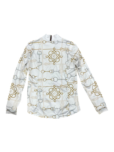 Espoir LS Base Layer - White/Print - L - USED