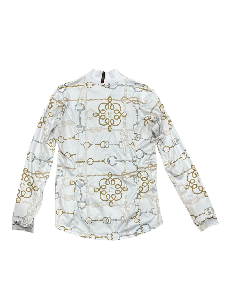 Espoir LS Base Layer - White/Print - L - USED