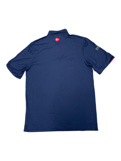 Kastel SS 1/4 Zip - Navy/Red - L - USED
