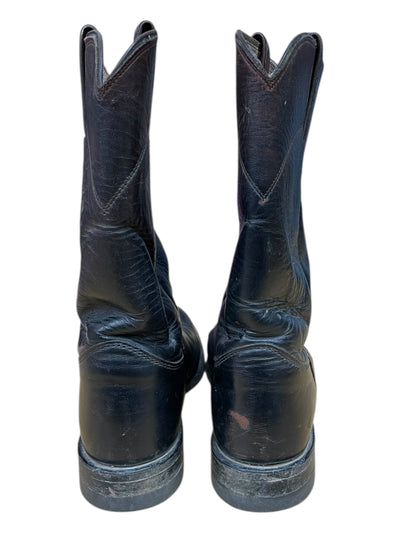 Justin Cowgirl Boots - Dark Brown/Black - 6.5 B - USED