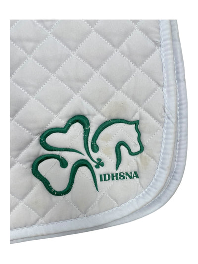 IDHSNA Dressage Pad - White - Approx F/S - USED