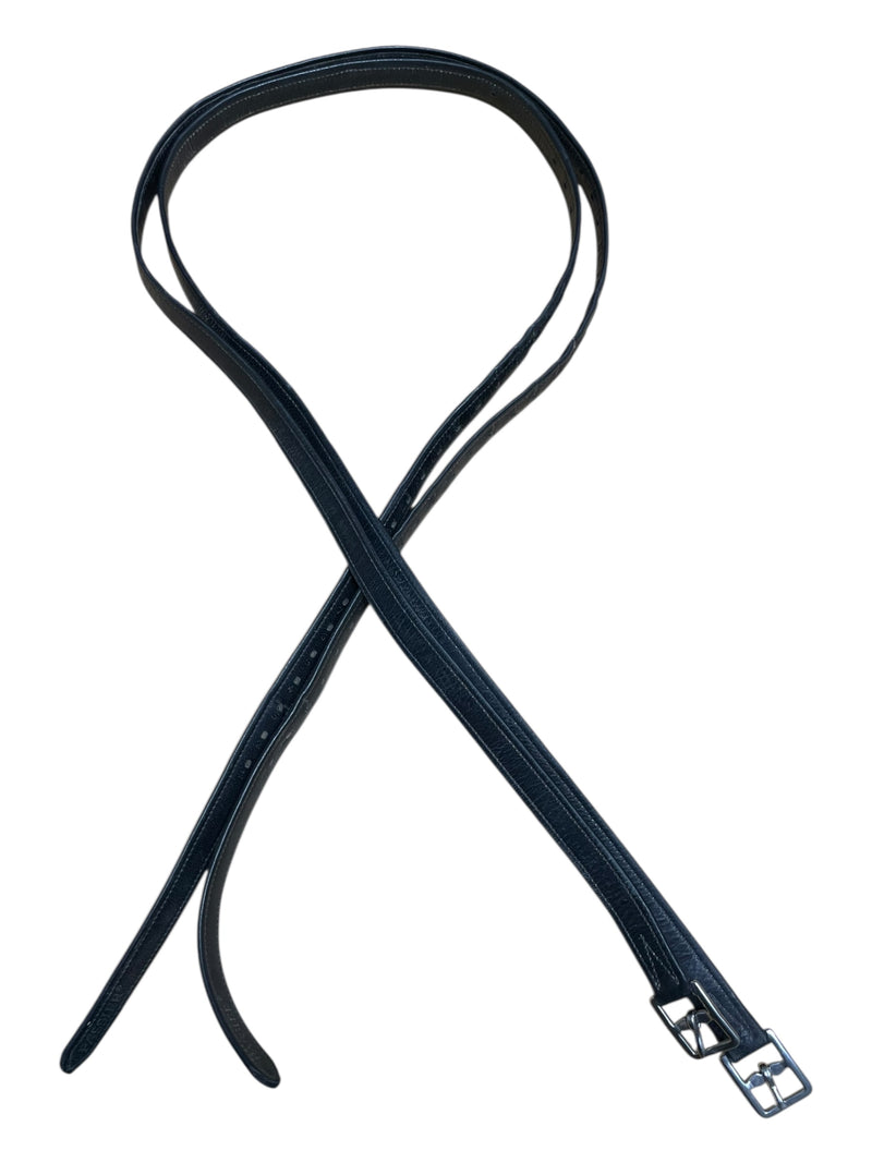 Passier Stirrup Leathers - Black - 170cm (67") - USED