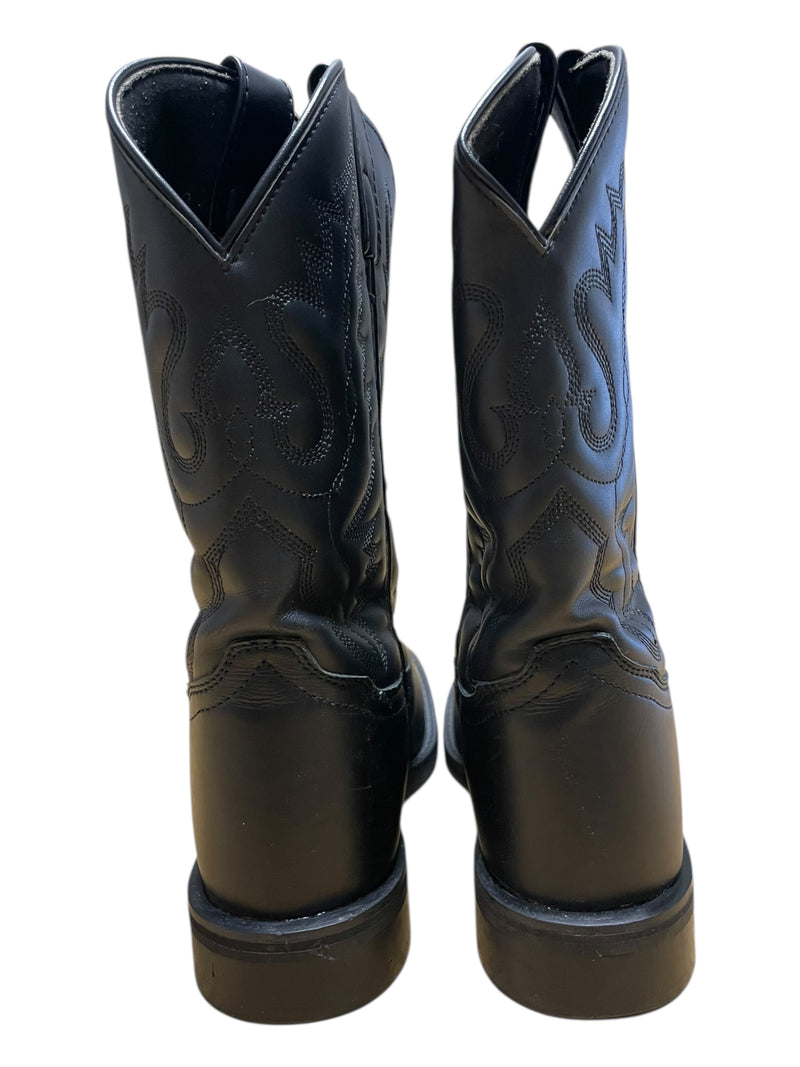 Smoky Mountain Outlaw Boots - Black - Boys 5 R - USED