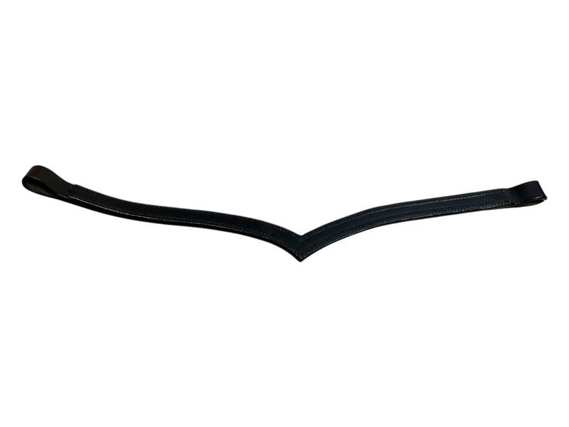Leather Browband *NWOT* - Black - Est. F/S (15.5") - USED