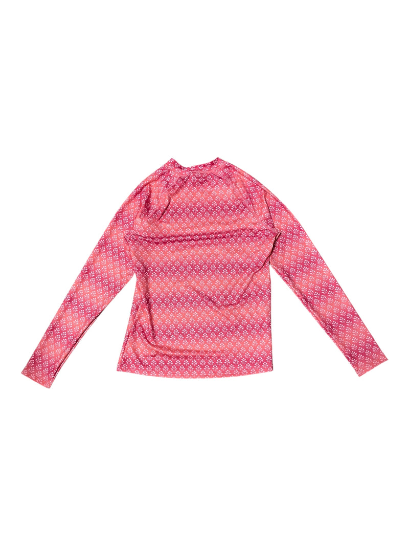 Cabana Life Crew Neck Sun Shirt - Pink/Flowers - M - USED