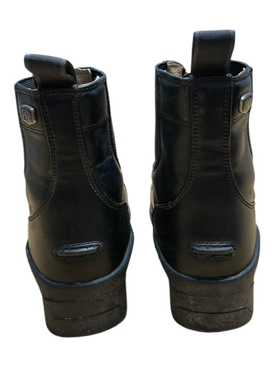 Ovation Zip Paddock Boots - Black - Size 4 - USED