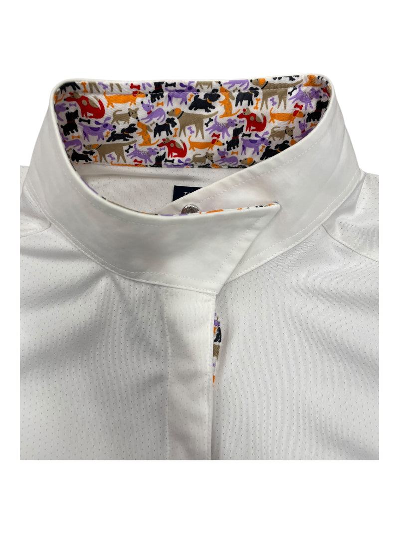 Essex Classics SS Show Shirt - White/Dogs - XL - USED
