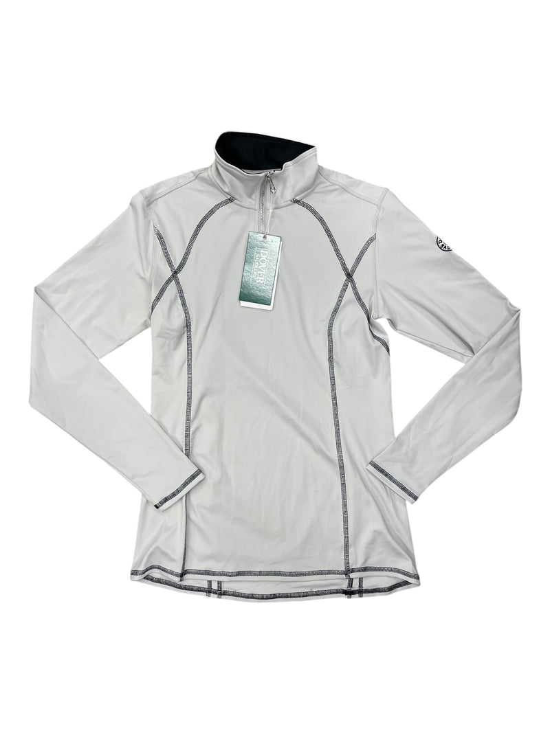 Dover Perla LS 1/4 Zip Top *NWT* - "White Gold" - S - USED