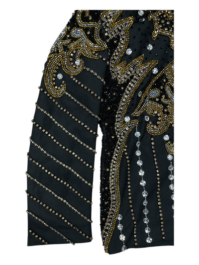 Showmanship Jacket - Black/Gold - Custom Measurements - USED
