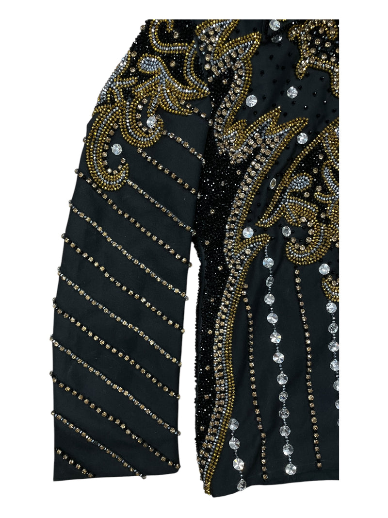 Showmanship Jacket - Black/Gold - Custom Measurements - USED