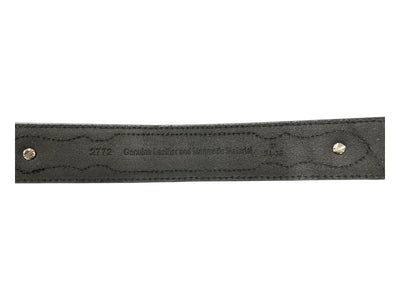 Unbranded Belt - Black/Pattern - M (34-36) - USED