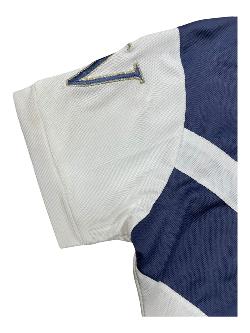 Equine Couture X-Press Polo - White/EC Marine - M - USED