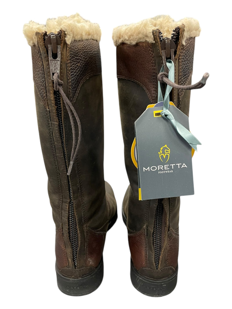 Moretta Jovanne Boots *NWT* *Broken Grommet* - Brown - 7 Reg - USED