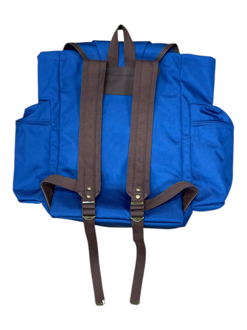 IHSA Nationals Backpack - Blue/Brown - Approx 16" x 16" - USED