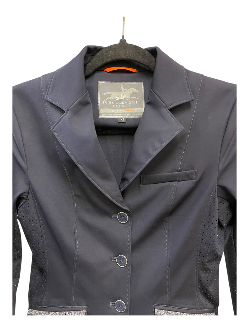 Schockemohle Amelie Show Coat - Navy - XS - USED
