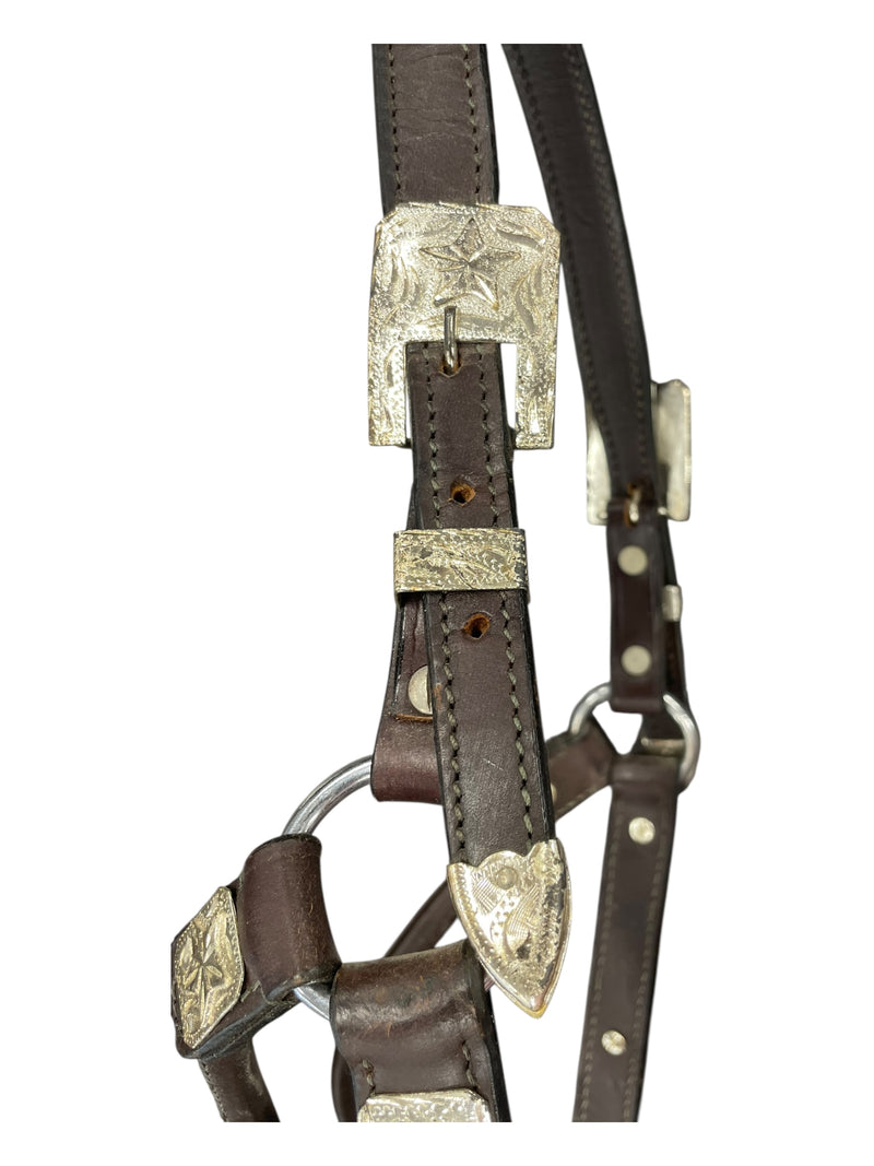 Show Halter/Lead - Brown/Silver - Approx F/S - USED