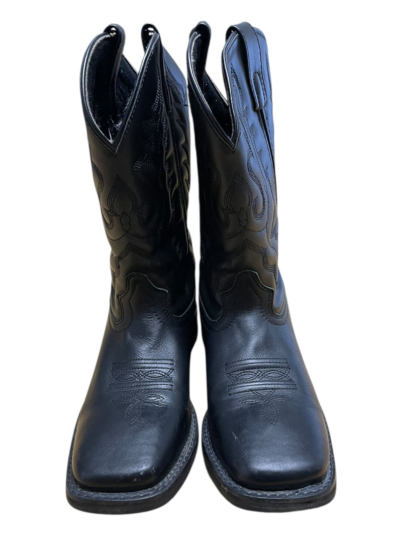 Smoky Mountain Outlaw Boots - Black - Boys 5 R - USED