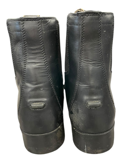 Dublin Elevation Leather Paddock Boots - Black - 10 - USED