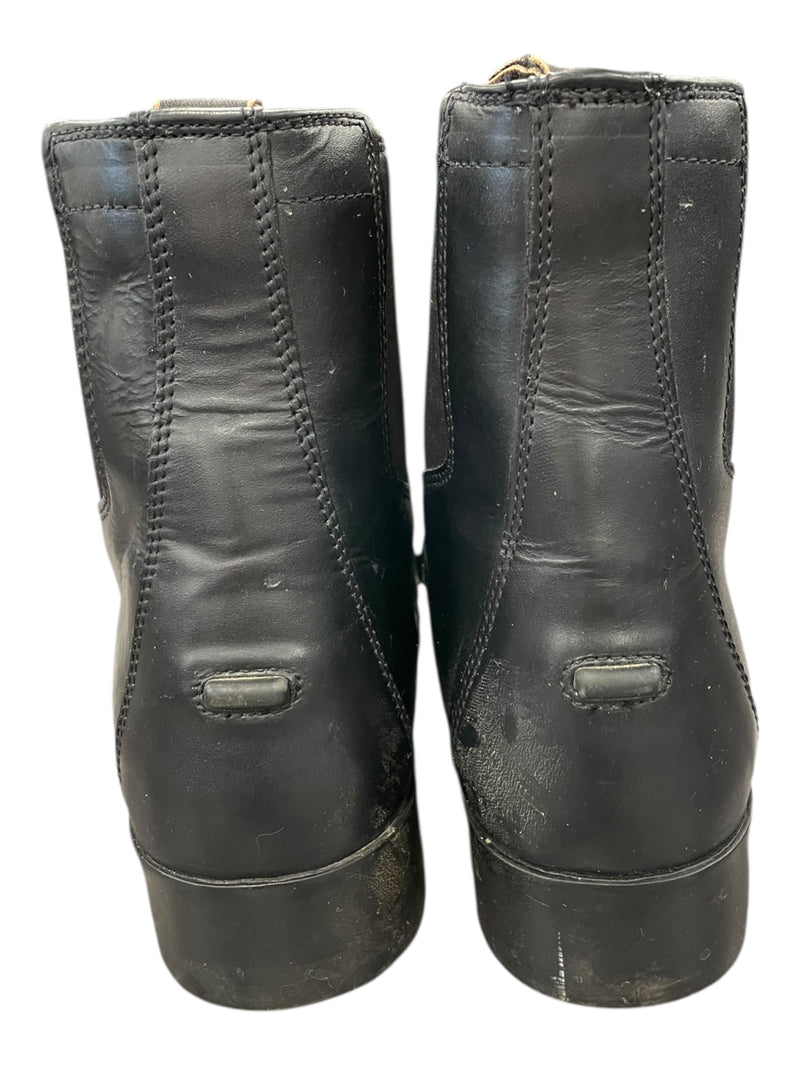 Dublin Elevation Leather Paddock Boots - Black - 10 - USED