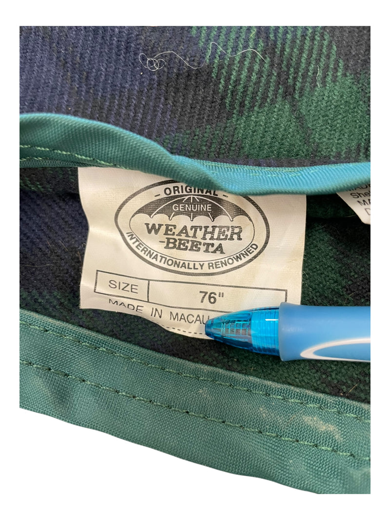 Weatherbeeta Soft Lightweight Stable Sheet - Navy/Green - 76" - USED