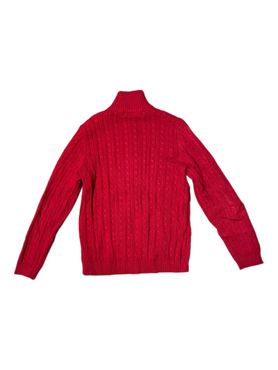 Ralph Lauren Knit Zip Jacket - Red/Gold - XL - USED