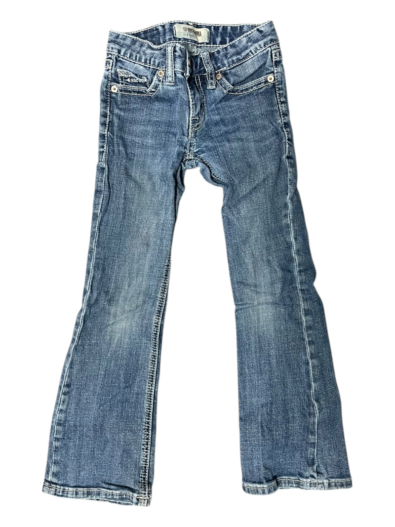 Rock & Roll Bootcut Jeans - Blue - Girls 6 - USED