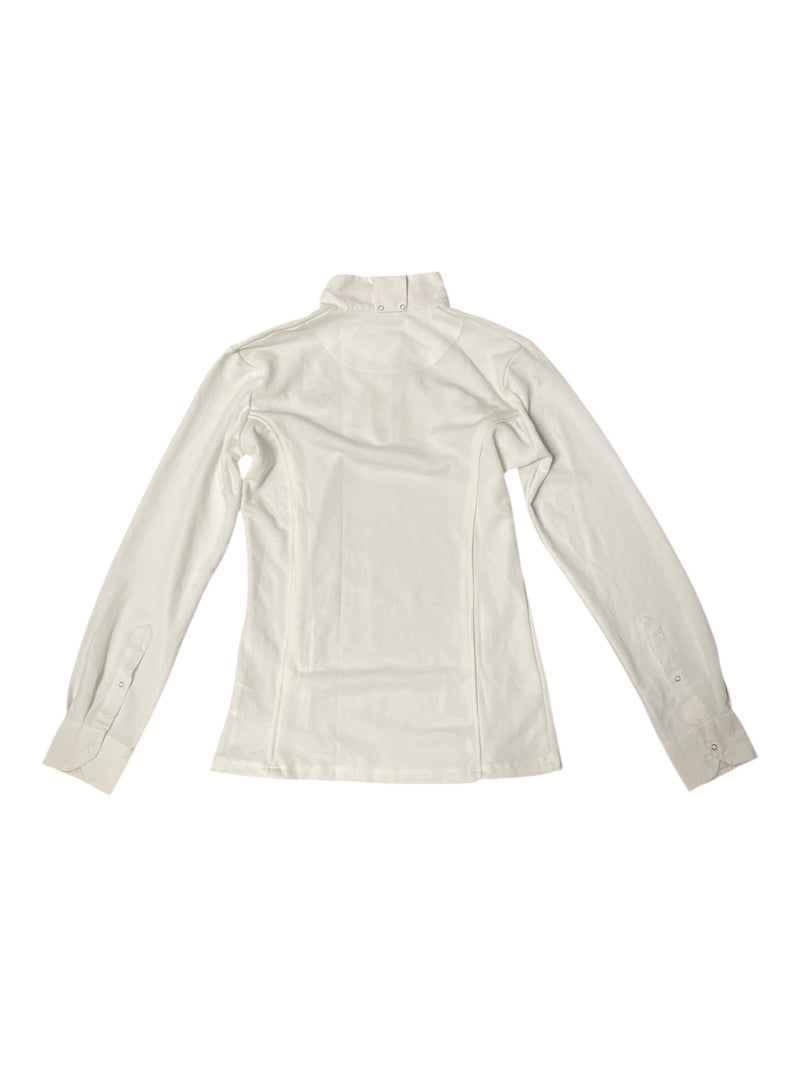 Tuffrider LS Show Shirt - White - S - USED