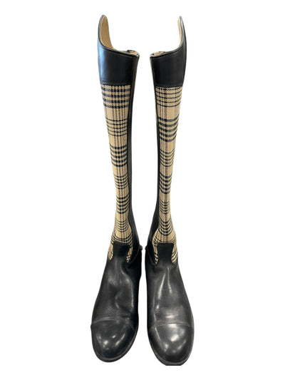 Ariat 5/A Baker Tall Boots - Black/Baker Plaid - 8.5B Med/Full - USED