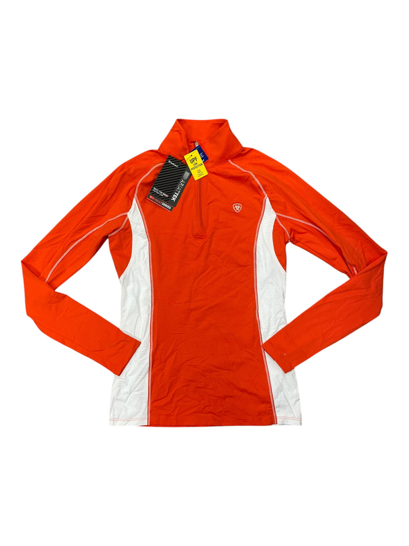 Ariat Trifactor 1/4 Zip Top *NWT* - Red Clay - S - USED