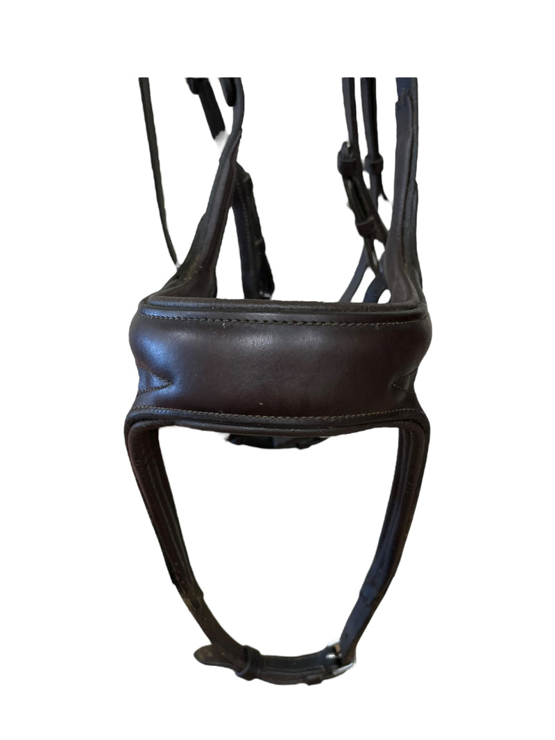 PS Of Sweden "Jump Off" Bridle W/ Reins- Brown - Cob Size/Full Crown - USED