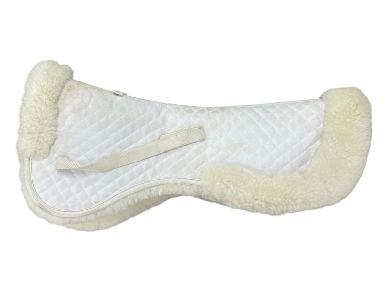 Dover AP Sheepskin 1/2 Pad - White - Approx 19" Spine - USED