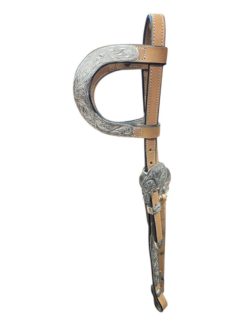 Double Ear Headstall - Light Brown - USED