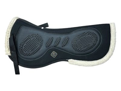 Kavallerie 3D Air-Mesh Half Pad - Black/Cream - F/S - USED