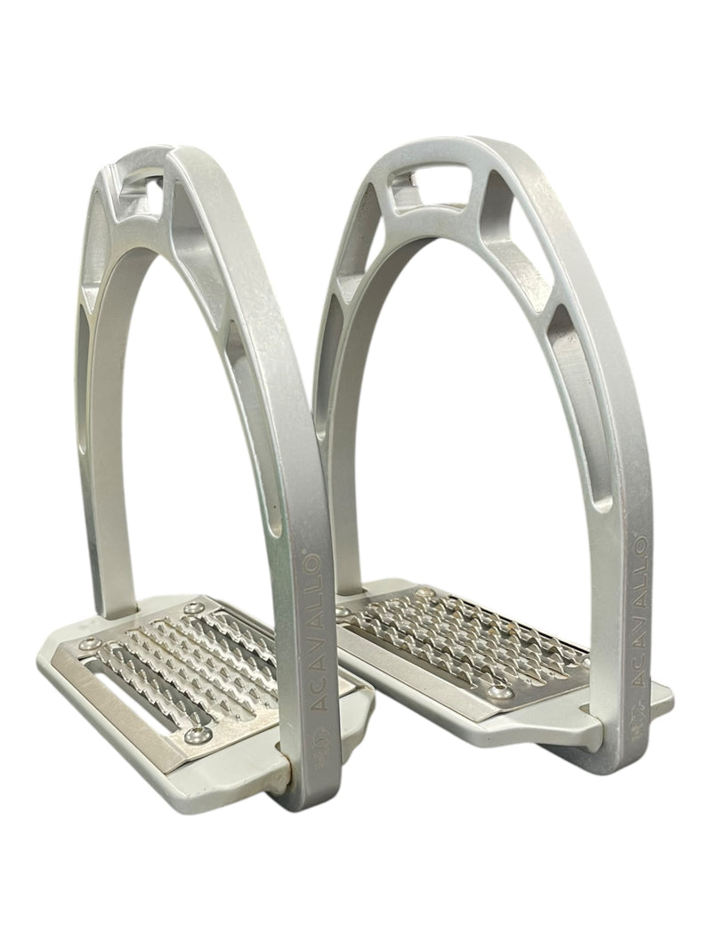 Acavallo Evolution AluPro Stirrups - Silver - 4 3/4" - USED